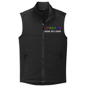 Love Always Wins Because God Is Love Gift Collective Smooth Fleece Vest