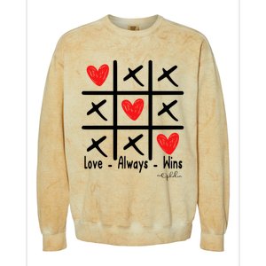 Love Always Wins Red Shoelover99 Merch Ophelia Nichols Colorblast Crewneck Sweatshirt