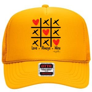 Love Always Wins Red Shoelover99 Merch Ophelia Nichols High Crown Mesh Back Trucker Hat