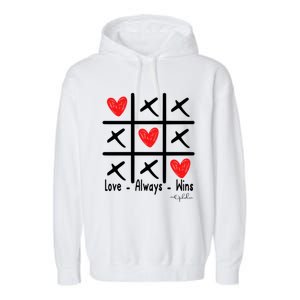 Love Always Wins Red Shoelover99 Merch Ophelia Nichols Garment-Dyed Fleece Hoodie