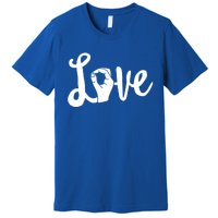 Love Always Wins Gift Asl Gift Teacher Deaf Awareness Gift Premium T-Shirt