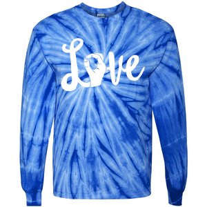 Love Always Wins Gift Asl Gift Teacher Deaf Awareness Gift Tie-Dye Long Sleeve Shirt