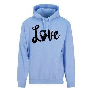 Love Always Wins Gift Asl Gift Teacher Deaf Awareness Gift Unisex Surf Hoodie