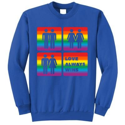 Love Always Wins Stick Gift Tall Sweatshirt