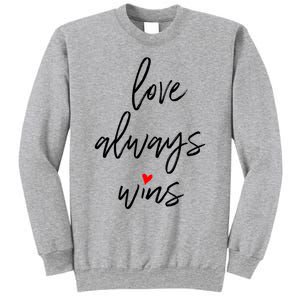 Love Always Wins Gift Sweatshirt