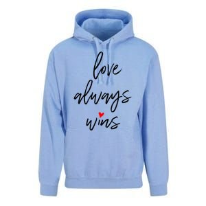 Love Always Wins Gift Unisex Surf Hoodie