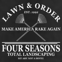 Lawn & Order Make America Rake Again Four Seasons Total Landscaping 11oz C Handle Ceramic Mug