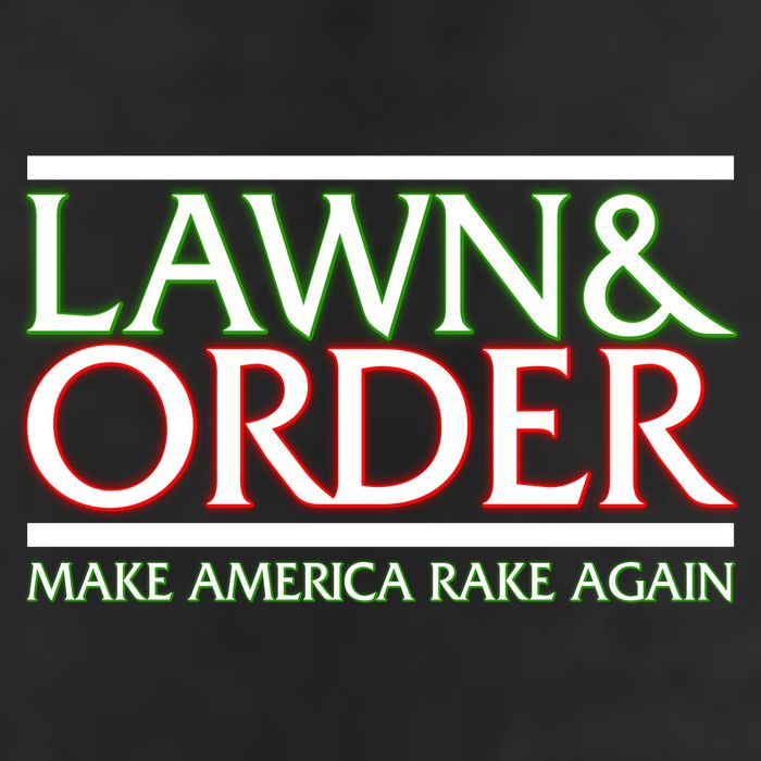Lawn And Order Make America Rake Again 15oz Campfire Ceramic Mug