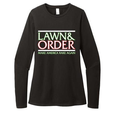 Lawn And Order Make America Rake Again Womens CVC Long Sleeve Shirt