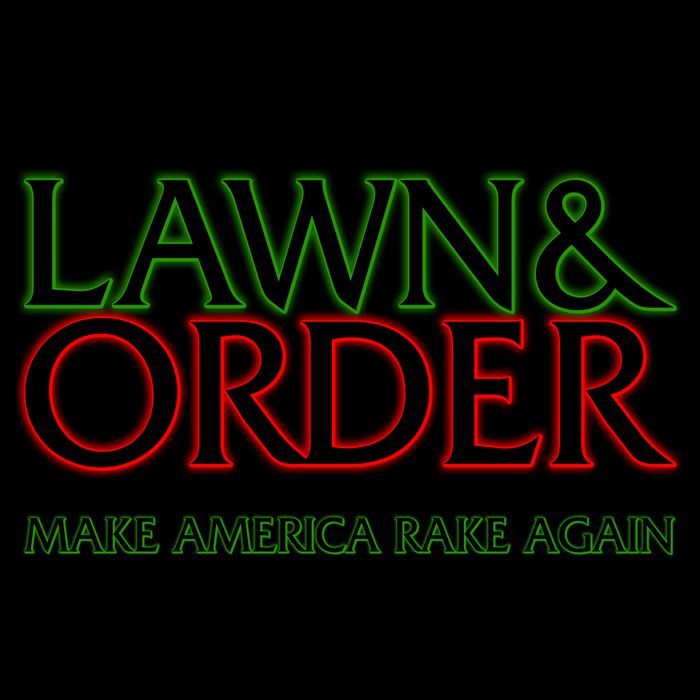 Lawn And Order Make America Rake Again 16oz Travel Tumbler