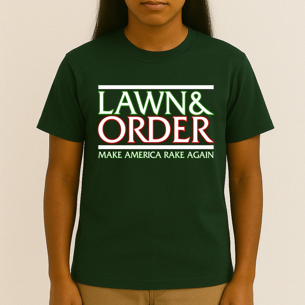 Lawn And Order Make America Rake Again T-Shirt