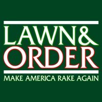 Lawn And Order Make America Rake Again Premium T-Shirt