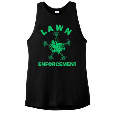 Lawn Enforcement Ladies PosiCharge Tri-Blend Wicking Tank