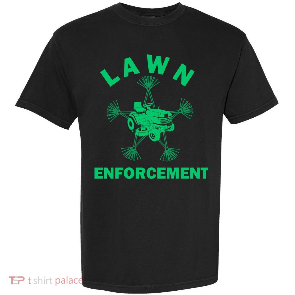 Lawn Enforcement Garment-Dyed Heavyweight T-Shirt