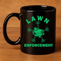 Lawn Enforcement 11oz C Handle Ceramic Mug