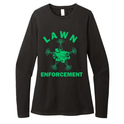 Lawn Enforcement Womens CVC Long Sleeve Shirt