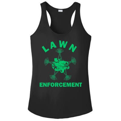 Lawn Enforcement Ladies PosiCharge Competitor Racerback Tank