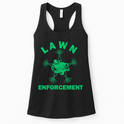 Lawn Enforcement Womens Tank Top