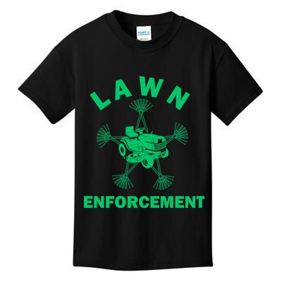 Lawn Enforcement Kids T-Shirt