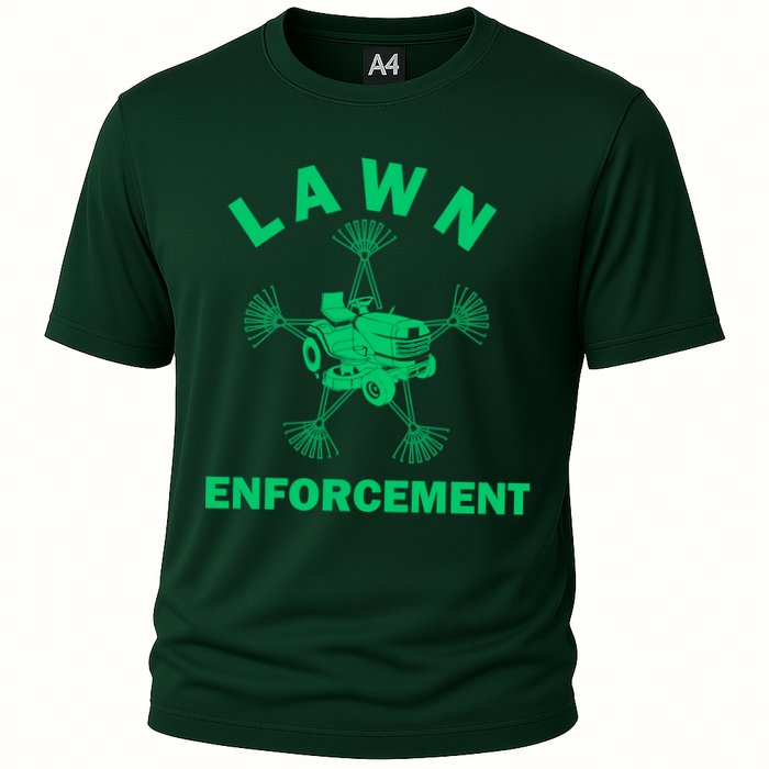 Lawn Enforcement Cooling Performance Crew T-Shirt