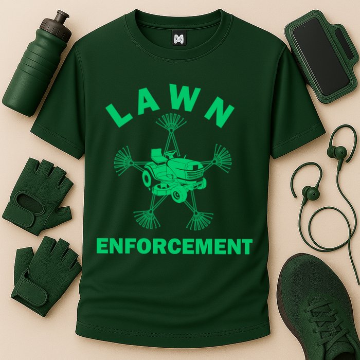 Lawn Enforcement Cooling Performance Crew T-Shirt