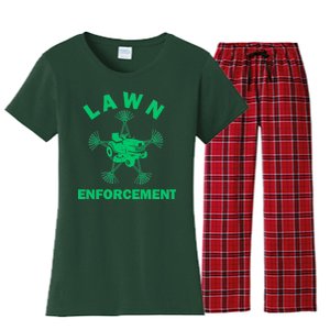 Lawn Enforcement Women's Flannel Pajama Set