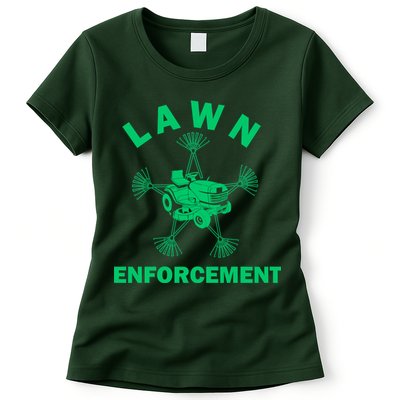 Lawn Enforcement Womens T-Shirt