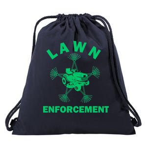 Lawn Enforcement Drawstring Bag