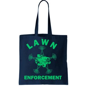 Lawn Enforcement Tote Bag