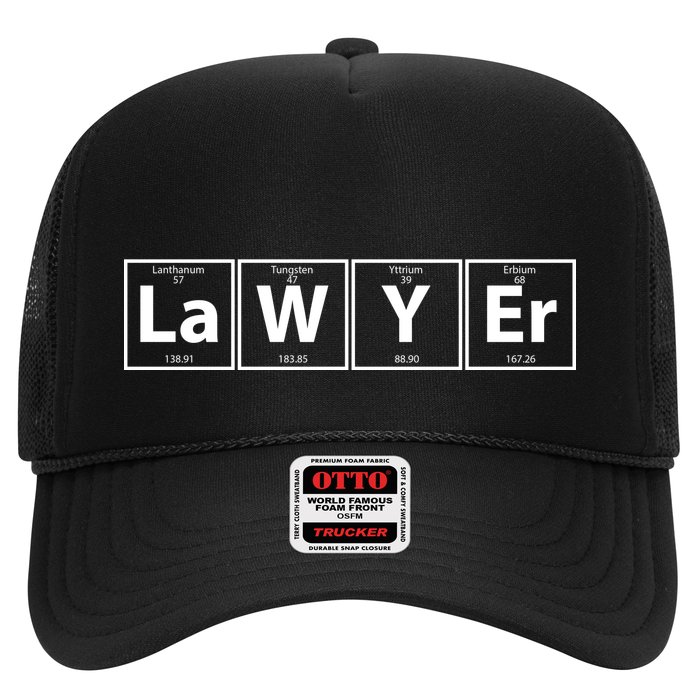 Lawyer Chemistry Periodic Table Trucker Hat