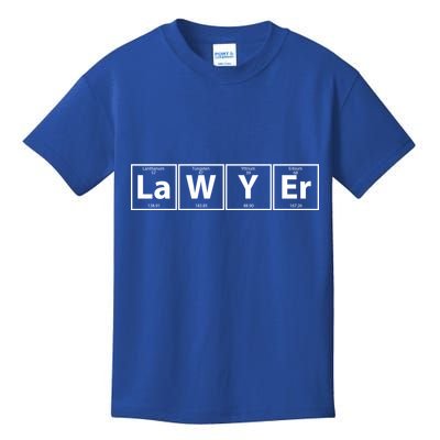Lawyer Chemistry Periodic Table Kids T-Shirt