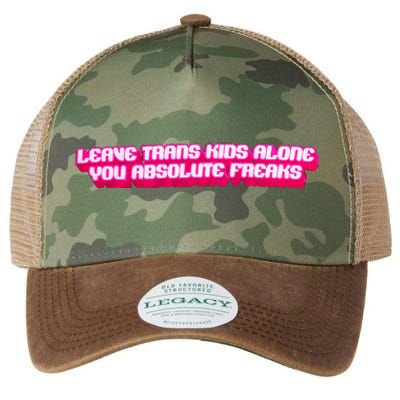 Leave Alone You Absolute Freaks Lgbtq Legacy Tie Dye Trucker Hat