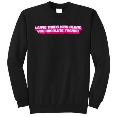 Leave Alone You Absolute Freaks Lgbtq Sweatshirt