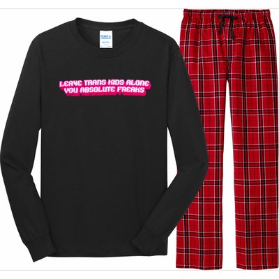 Leave Alone You Absolute Freaks Lgbtq Long Sleeve Pajama Set