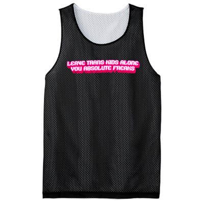 Leave Alone You Absolute Freaks Lgbtq Mesh Reversible Basketball Jersey Tank