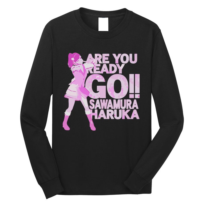 Limited Are You Ready Go Sawamura Haruka Long Sleeve Shirt