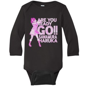 Limited Are You Ready Go Sawamura Haruka Baby Long Sleeve Bodysuit