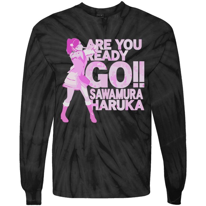 Limited Are You Ready Go Sawamura Haruka Tie-Dye Long Sleeve Shirt