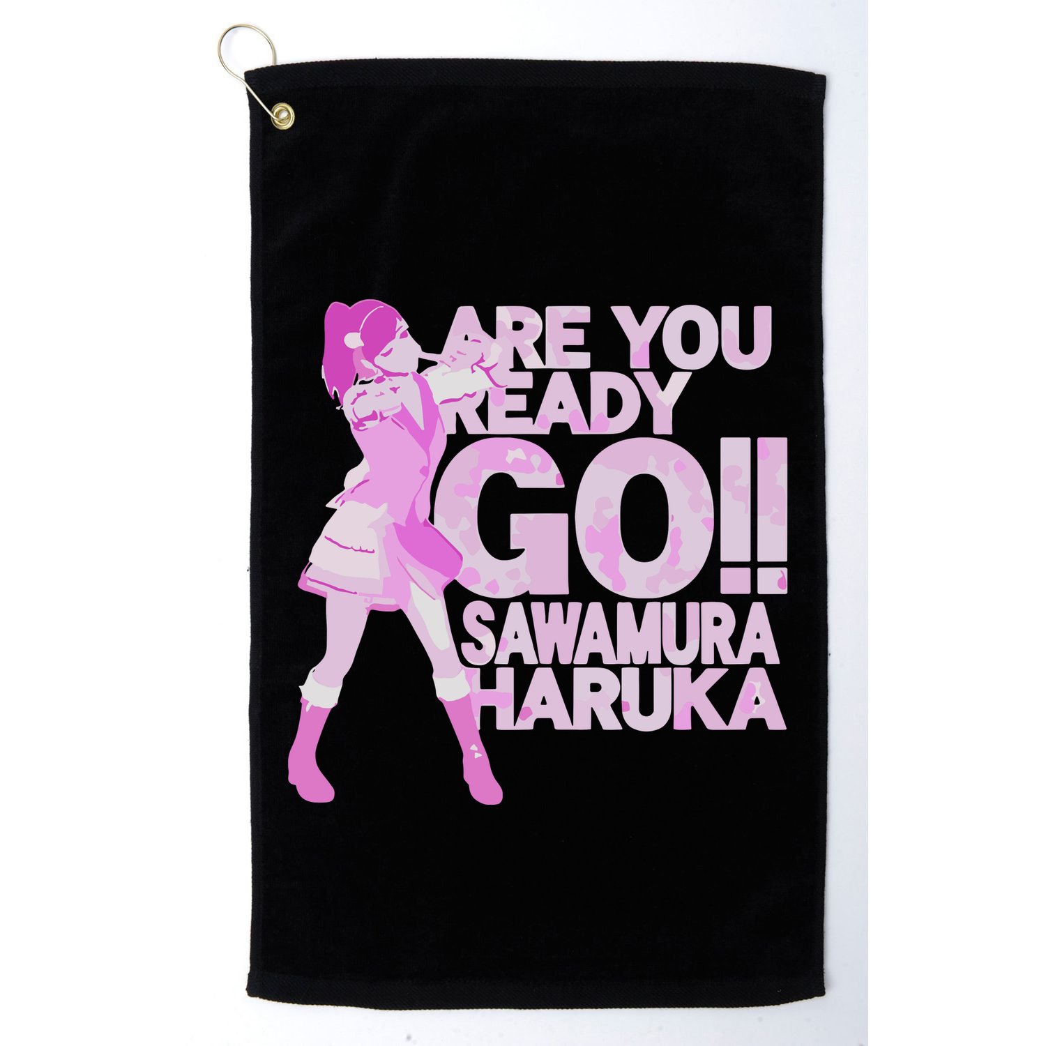Limited Are You Ready Go Sawamura Haruka Golf Towel