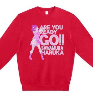 Limited Are You Ready Go Sawamura Haruka Premium Crewneck Sweatshirt