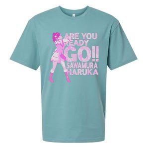 Limited Are You Ready Go Sawamura Haruka Sueded Cloud Jersey T-Shirt