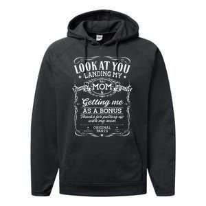 Look at you landing my mom and getting me as a bonus Performance Fleece Hoodie