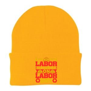 Labor All Year Play On Labor Day Gift Plumber Knit Cap Winter Beanie