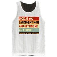 look at you landing my mom and getting me as a bonus Mesh Reversible Basketball Jersey Tank