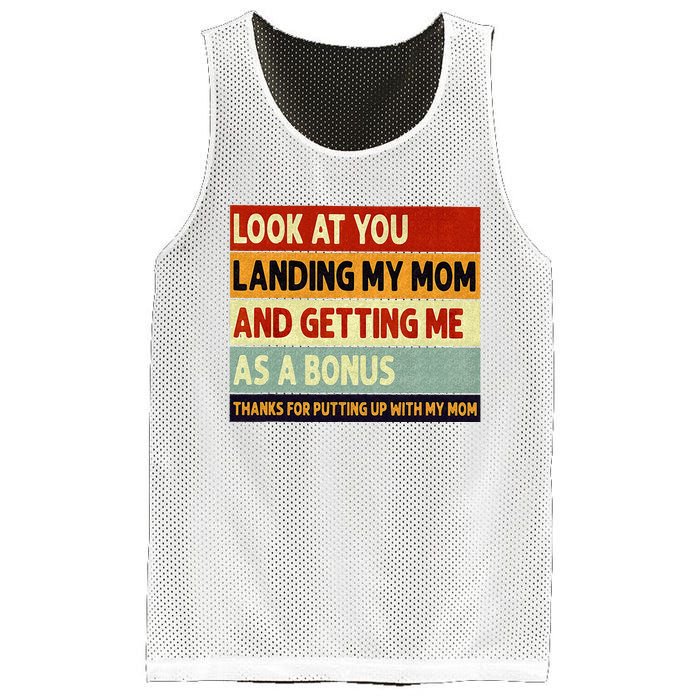 look at you landing my mom and getting me as a bonus Mesh Reversible Basketball Jersey Tank