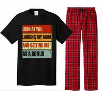 look at you landing my mom and getting me as a bonus Pajama Set