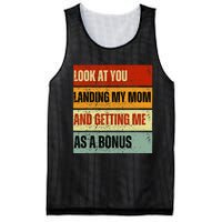 look at you landing my mom and getting me as a bonus Mesh Reversible Basketball Jersey Tank