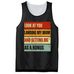 look at you landing my mom and getting me as a bonus Mesh Reversible Basketball Jersey Tank