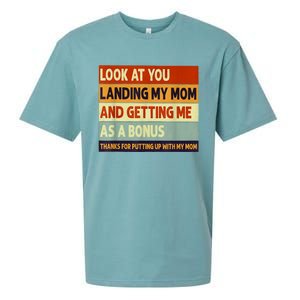 Look At You Landing My Mom And Getting Me As A Bonus Sueded Cloud Jersey T-Shirt