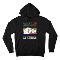 Look At You Landing My Mom Getting Me As A Bonus Funny Dad Hoodie